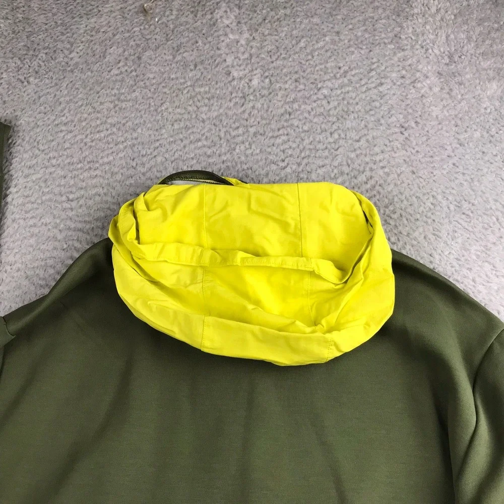 Polo Ralph Lauren Hooded 1/4 Zip Water-Repellent Hybrid Sweatshirt Mens XL Green